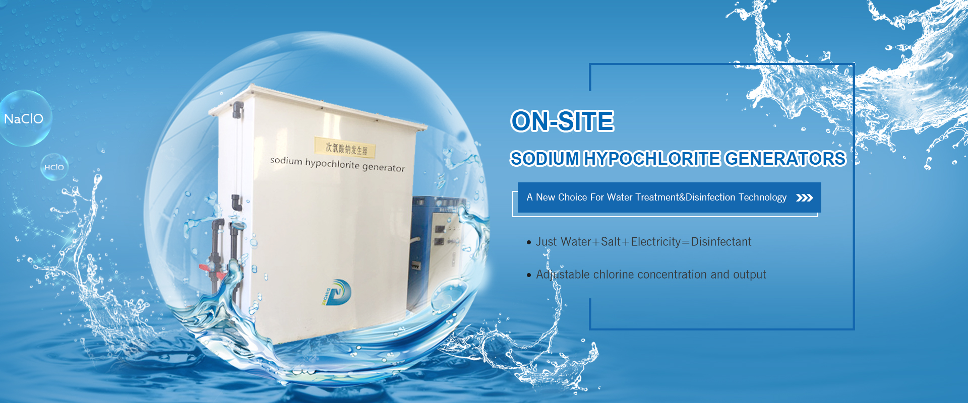 On-site Sodium Hypochlorite Generators